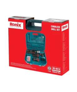کیت دریل چکشی شارژی 20 ولت RS-8619 رونیکس